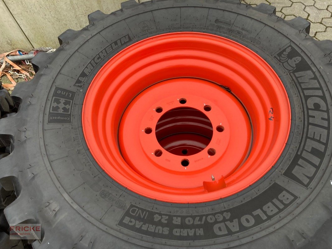 Komplettradsatz of the type Michelin 4 x 460/70R24 Bibload, Gebrauchtmaschine in Bockel - Gyhum (Picture 9)