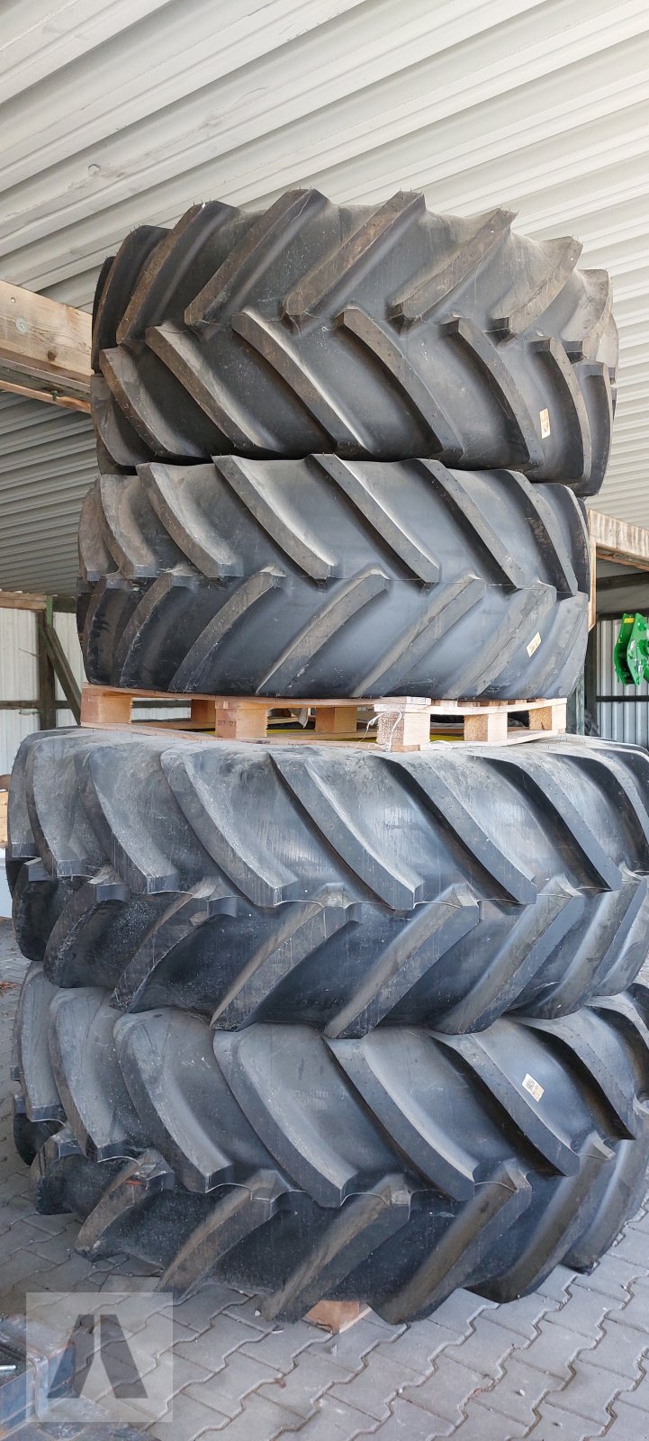 Komplettradsatz του τύπου Michelin 600/70 R30 + 710/70 R42, Neumaschine σε Schwabmünchen (Φωτογραφία 1)