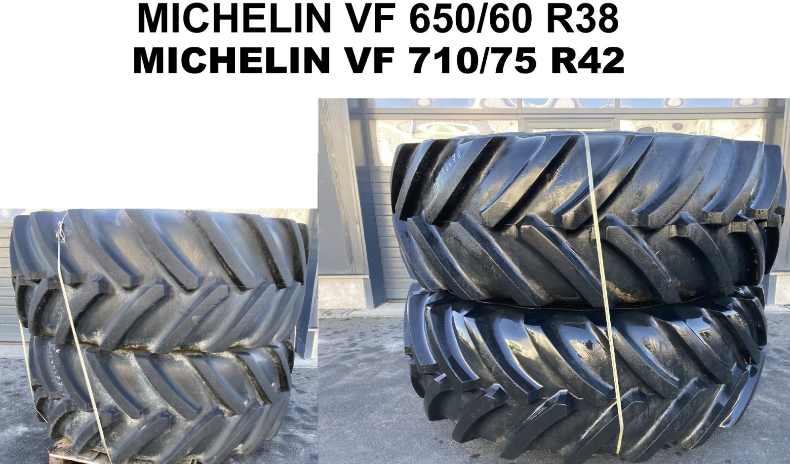 Komplettradsatz typu Michelin VF 650/60 R38 + 710/75 R42 zu Fendt 900 Gen6, Gebrauchtmaschine v Wülfershausen an der Saale (Obrázok 1)