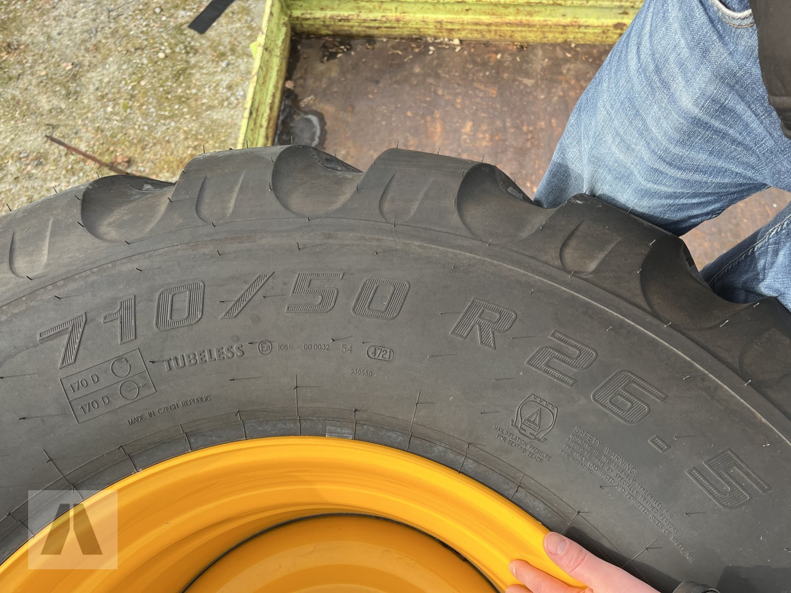 Komplettradsatz typu Mitas 710/50R26,5, Neumaschine v Tettenweis I Karpfham (Obrázek 7)