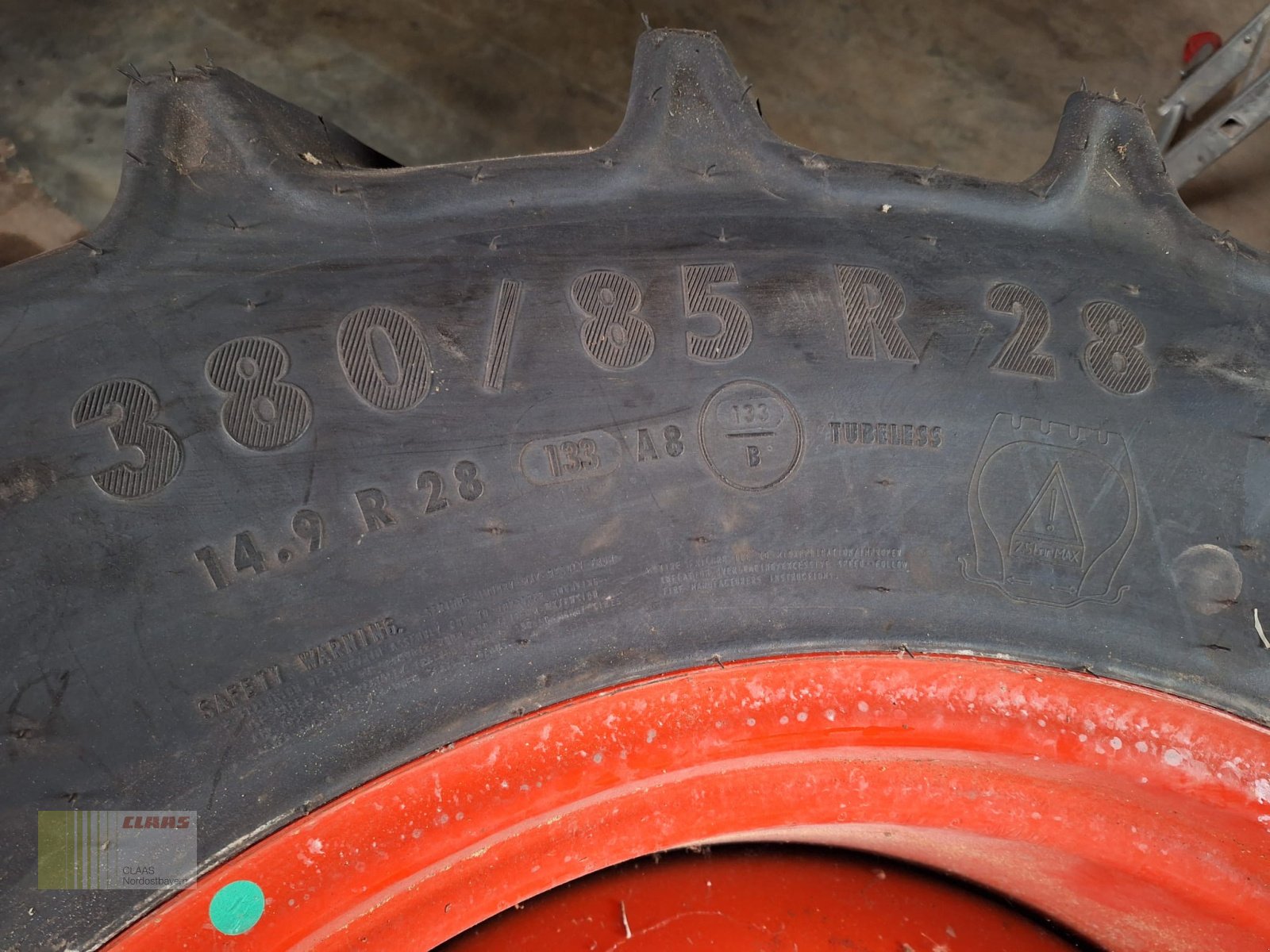 Komplettradsatz tipa Mitas Radsatz 380 / 85 R28 AC85 - Arion 400 / 500, Gebrauchtmaschine u Schwend (Slika 4)