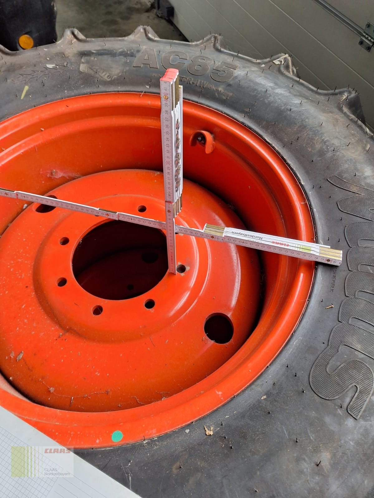 Komplettradsatz tip Mitas Radsatz 380 / 85 R28 AC85 - Arion 400 / 500, Gebrauchtmaschine in Schwend (Poză 11)