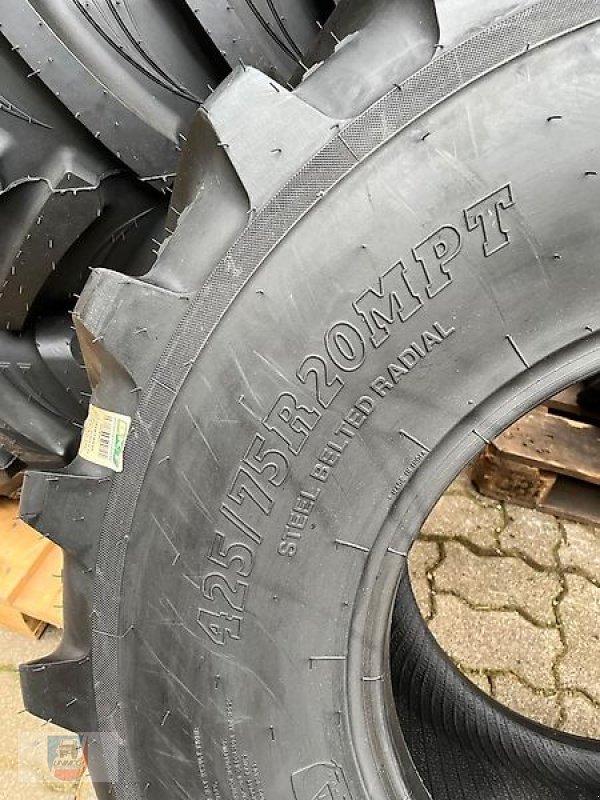 Komplettradsatz του τύπου Sonstige Reifen BKT 425 75 R 20 Unimog 90Km/h DOT2023 inkl. Mwst., Gebrauchtmaschine σε Fitzen (Φωτογραφία 3)