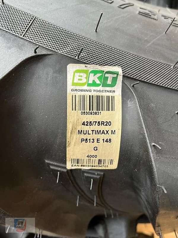 Komplettradsatz του τύπου Sonstige Reifen BKT 425 75 R 20 Unimog 90Km/h DOT2023 inkl. Mwst., Gebrauchtmaschine σε Fitzen (Φωτογραφία 5)