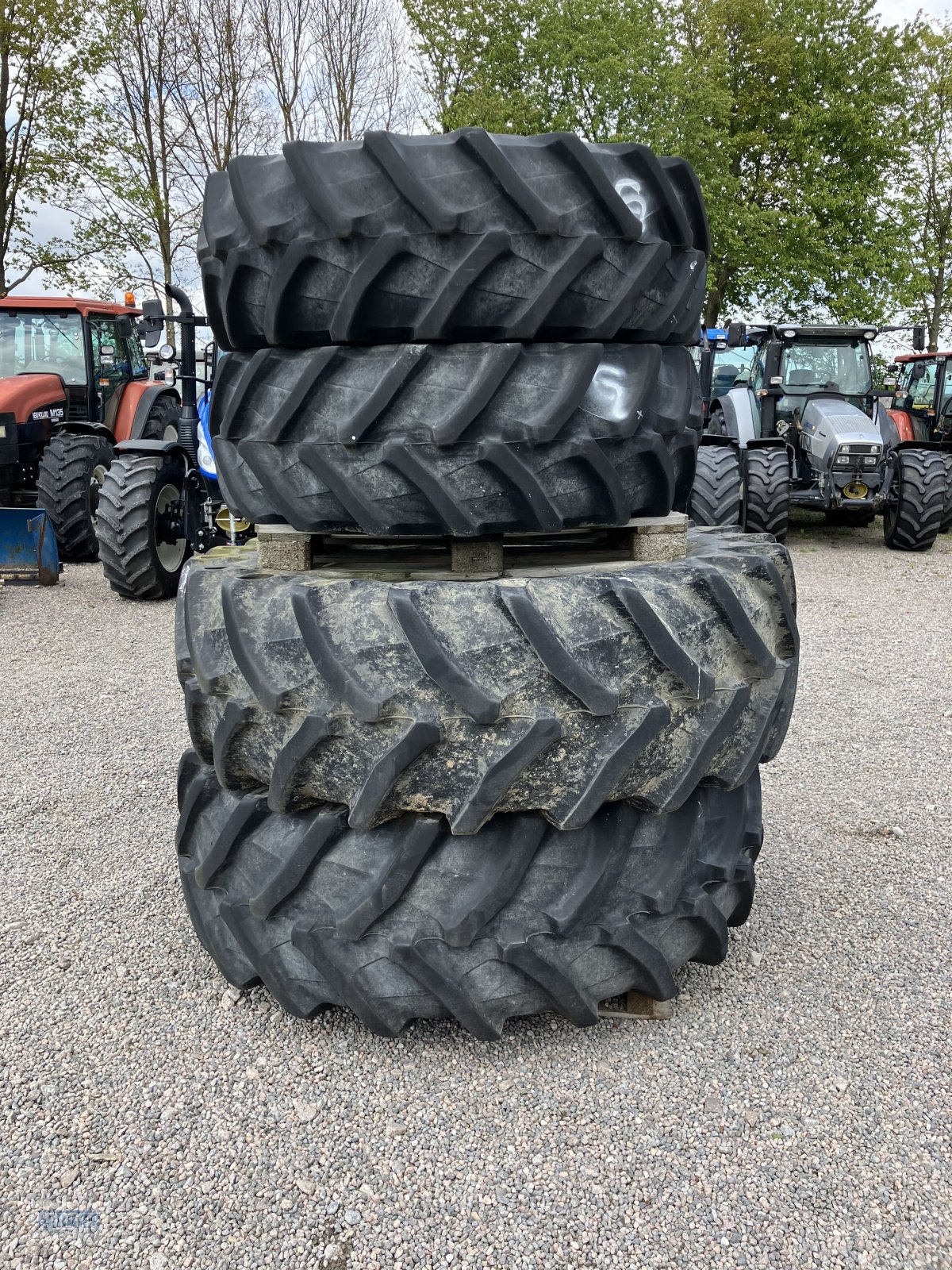 Komplettradsatz του τύπου Trelleborg 480/70 R30 + 580/70 R42, Gebrauchtmaschine σε Salching bei Straubing (Φωτογραφία 2)