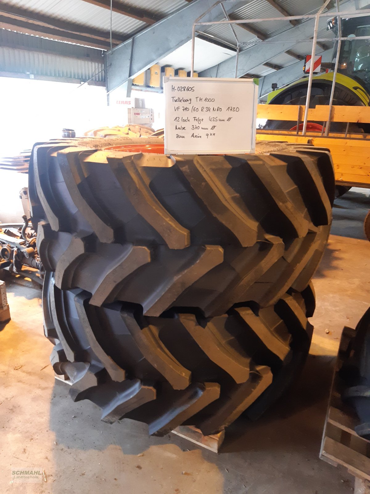 Komplettradsatz del tipo Trelleborg VF710/60 R34, Neumaschine In Oldenburg in Holstein (Immagine 1)