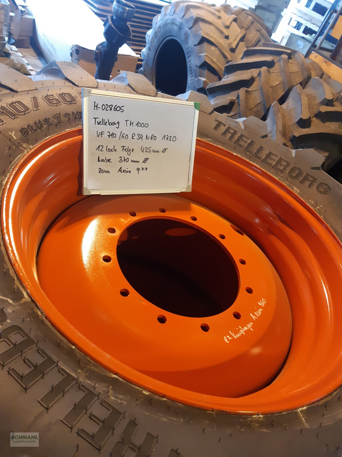 Komplettradsatz del tipo Trelleborg VF710/60 R34, Neumaschine In Oldenburg in Holstein (Immagine 2)