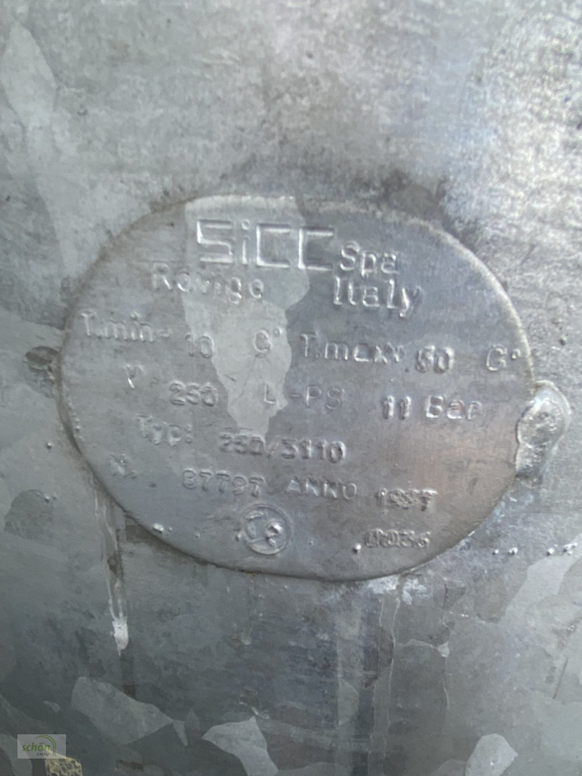 Kompressor van het type Atlas Copco GA10 Kompressor mit FX50 Kältetrockner und Kessel, Gebrauchtmaschine in Burgrieden (Foto 9)