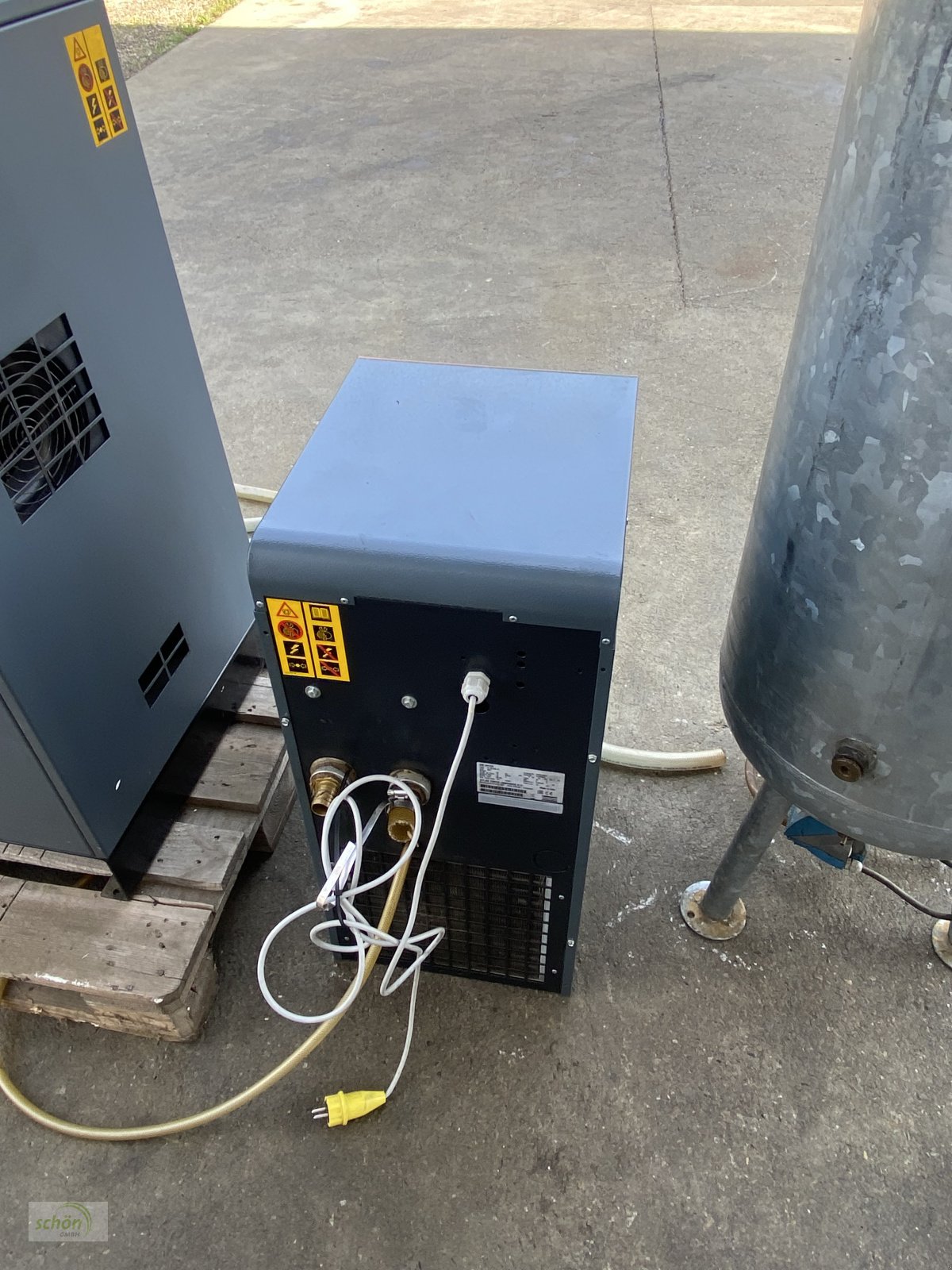 Kompressor van het type Atlas Copco GA10 Kompressor mit FX50 Kältetrockner und Kessel, Gebrauchtmaschine in Burgrieden (Foto 12)