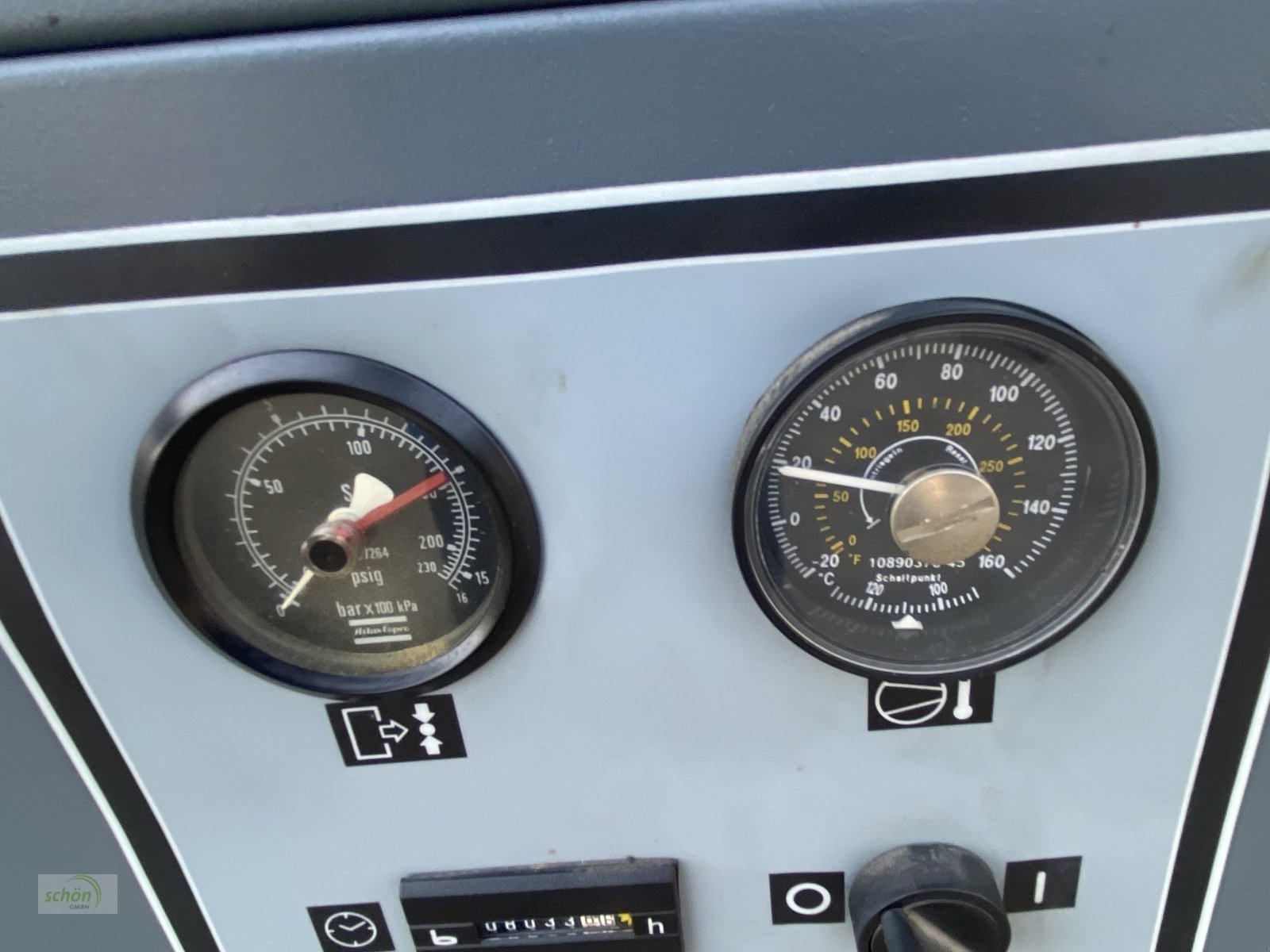 Kompressor van het type Atlas Copco GA10 Kompressor mit FX50 Kältetrockner und Kessel, Gebrauchtmaschine in Burgrieden (Foto 18)