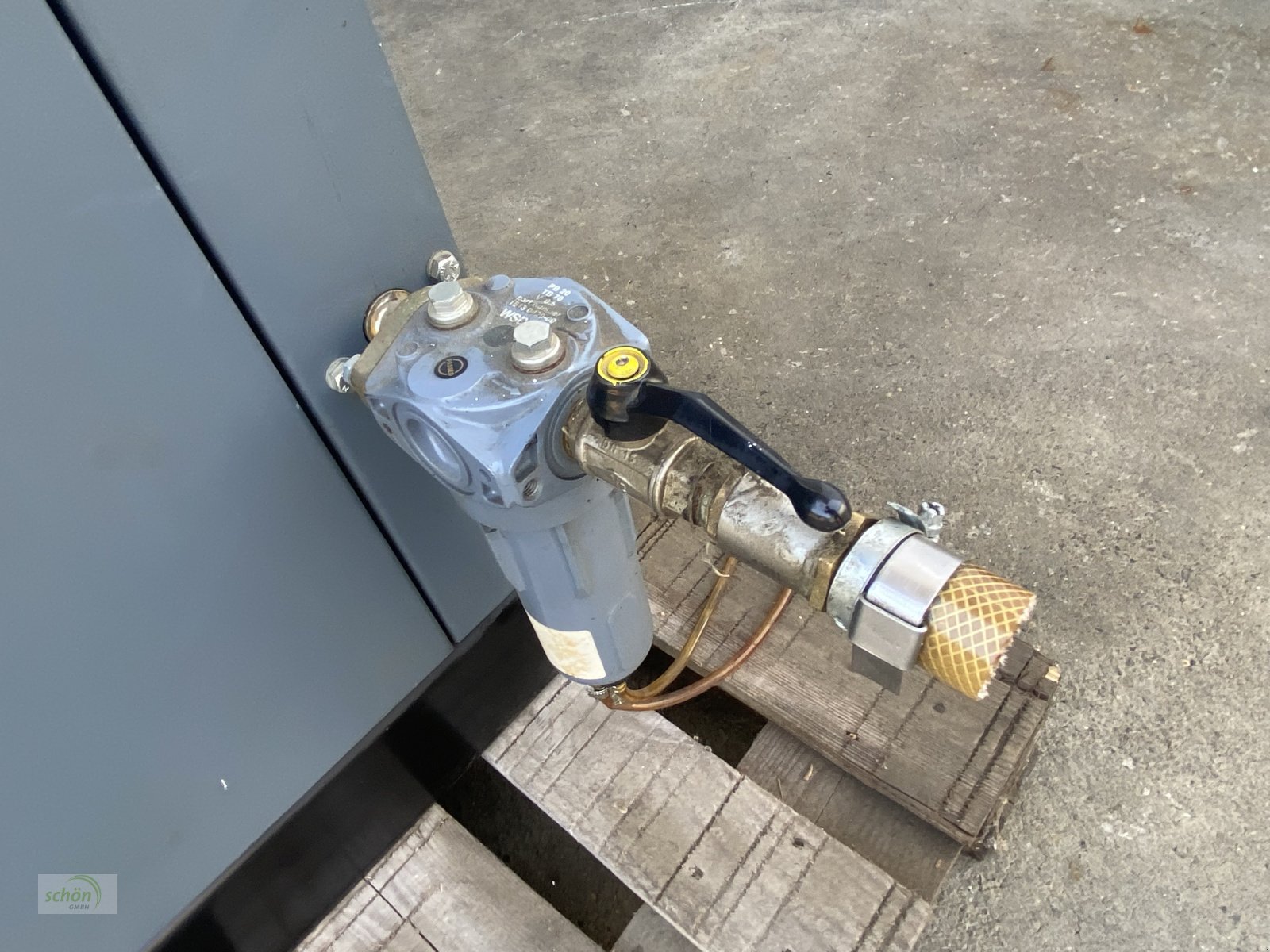 Kompressor van het type Atlas Copco GA10 Kompressor mit FX50 Kältetrockner und Kessel, Gebrauchtmaschine in Burgrieden (Foto 20)