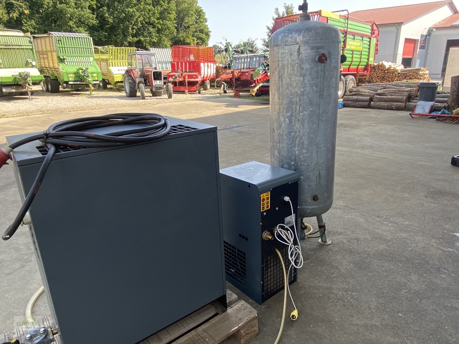Kompressor van het type Atlas Copco GA10 Kompressor mit FX50 Kältetrockner und Kessel, Gebrauchtmaschine in Burgrieden (Foto 23)