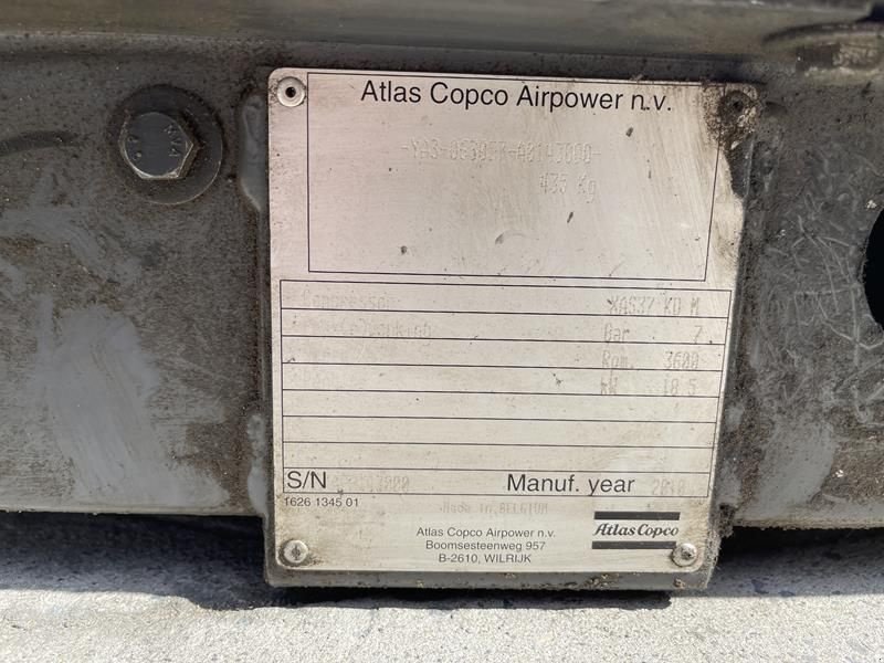 Kompressor of the type Atlas Copco XAS 37 KD, Gebrauchtmaschine in Waregem (Picture 2)