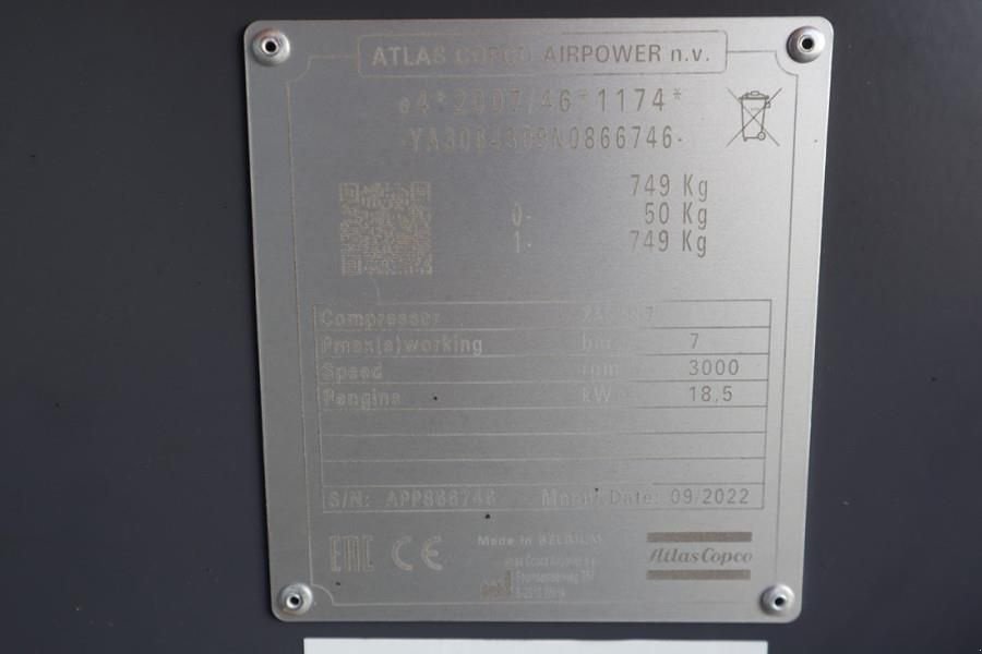 Kompressor типа Atlas Copco XAS 58-7 Valid inspection, *Guarantee! Diesel, Vol, Gebrauchtmaschine в Groenlo (Фотография 11)