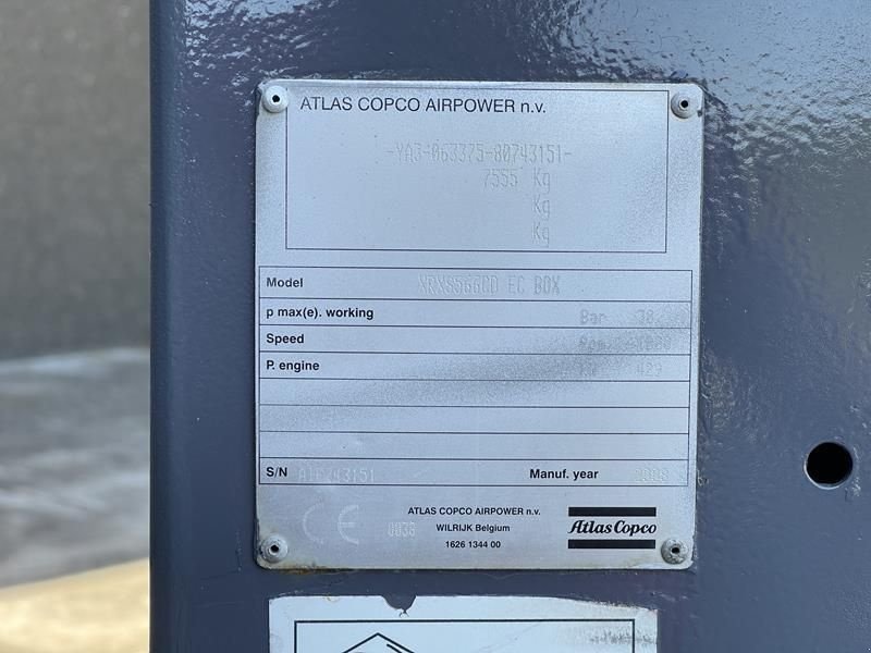 Kompressor от тип Atlas Copco XRXS 566 CD EX BOX, Gebrauchtmaschine в Waregem (Снимка 5)