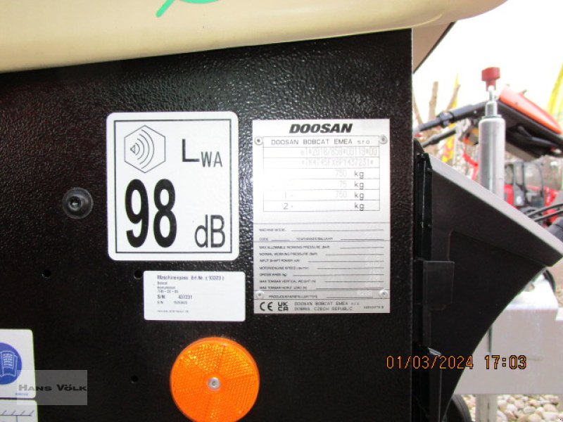 Kompressor a típus Bobcat /Doosan 7/45, Neumaschine ekkor: Soyen (Kép 5)