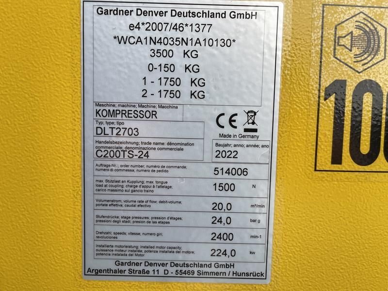 Kompressor typu Compair C 200 TS 24, Gebrauchtmaschine v Waregem (Obrázok 7)