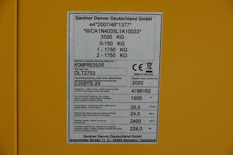 Kompressor tip Compair C 200 TS - 24, Gebrauchtmaschine in Waregem (Poză 7)