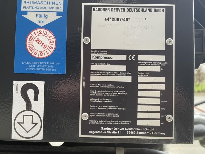 Kompressor za tip Compair C 35 - 10, Gebrauchtmaschine u Waregem (Slika 4)