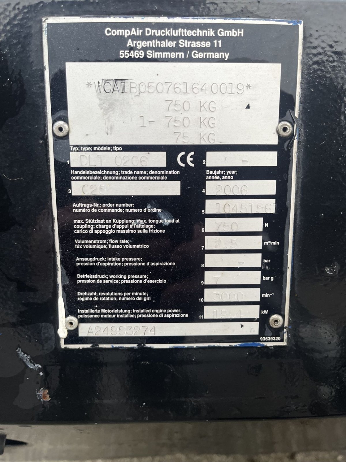 Kompressor tipa Compair DLT 0206, Gebrauchtmaschine u Etten Leur (Slika 10)