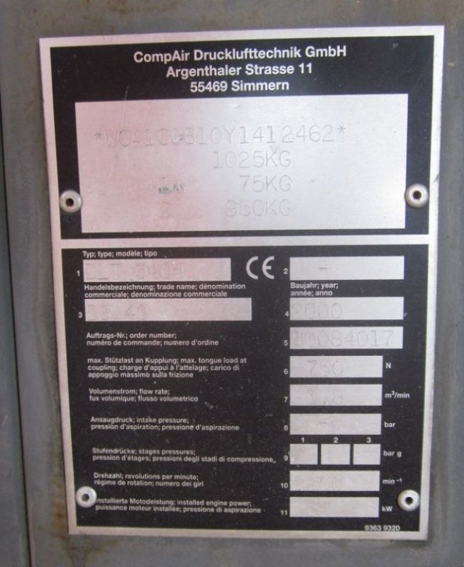 Kompressor typu Compair DS 40, Gebrauchtmaschine v BRIGNAIS (Obrázok 2)