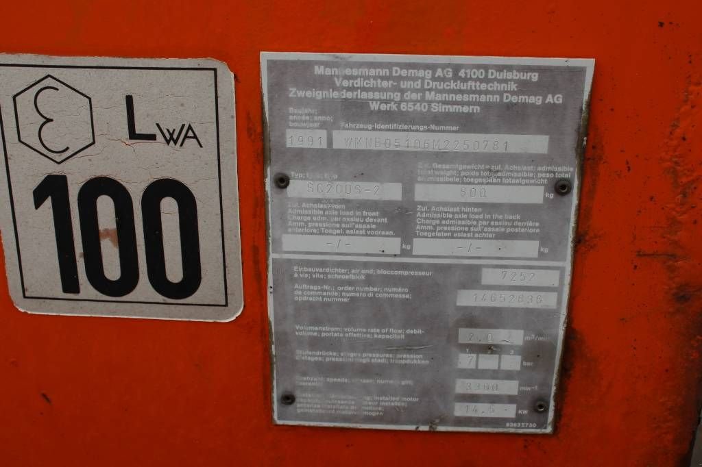 Kompressor от тип Demag SC 20 DS-2, Gebrauchtmaschine в Rucphen (Снимка 5)
