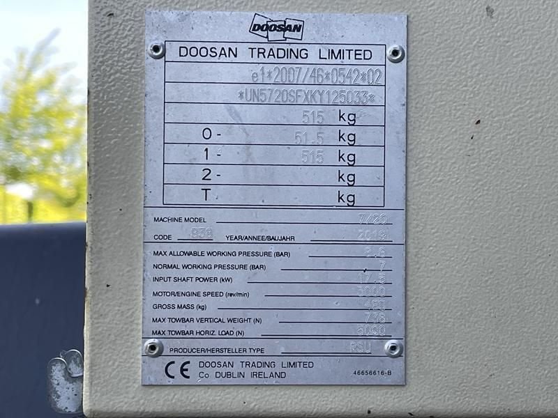 Kompressor typu Doosan 7 / 20, Gebrauchtmaschine v Waregem (Obrázok 8)