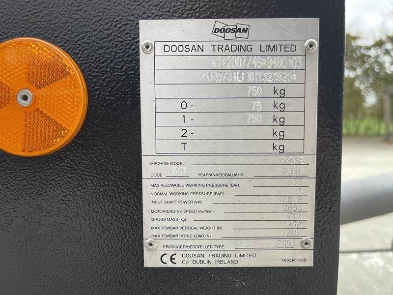 Kompressor of the type Doosan 7 / 31 E - N, Gebrauchtmaschine in Waregem (Picture 8)