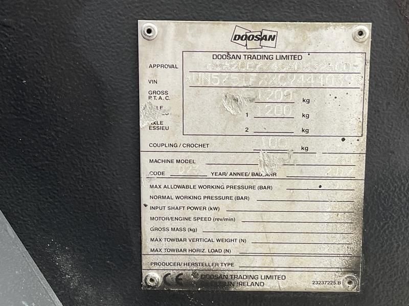 Kompressor от тип Doosan 7 / 51, Gebrauchtmaschine в Waregem (Снимка 10)