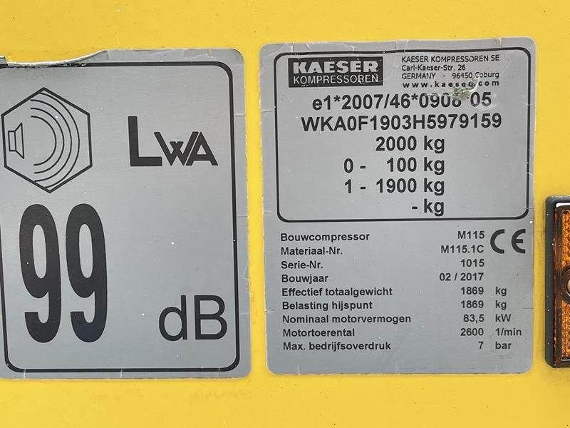 Kompressor van het type Kaeser M 115 - N, Gebrauchtmaschine in Waregem (Foto 8)