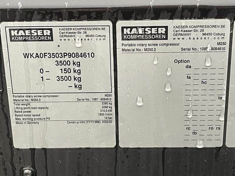 Kompressor типа Kaeser M 250 - N, Gebrauchtmaschine в Waregem (Фотография 4)