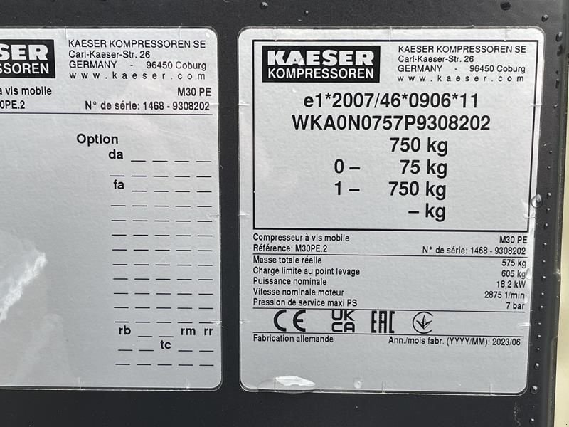 Kompressor typu Kaeser M 30 - N, Gebrauchtmaschine v Waregem (Obrázok 5)