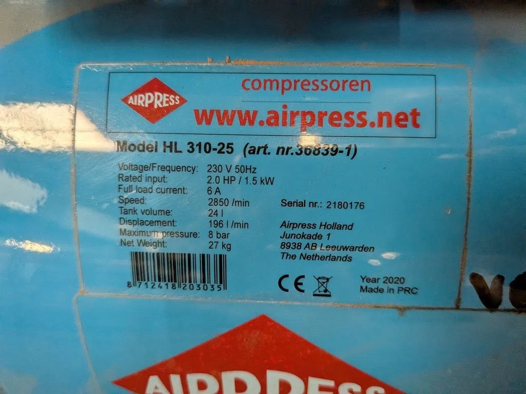 Kompressor of the type Sonstige Airpress HL310-25, Gebrauchtmaschine in Groningen (Picture 7)