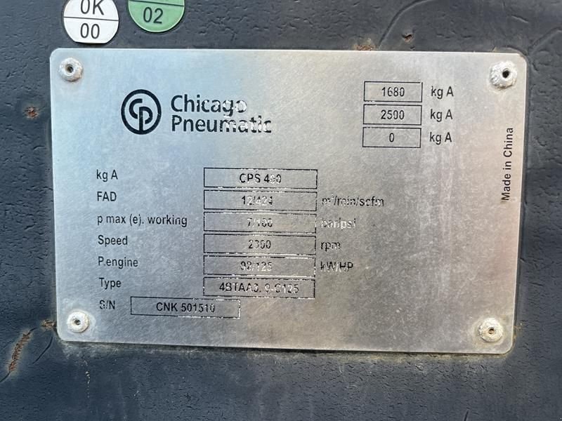Kompressor typu Sonstige Chicago CPS 400, Gebrauchtmaschine v Waregem (Obrázok 2)