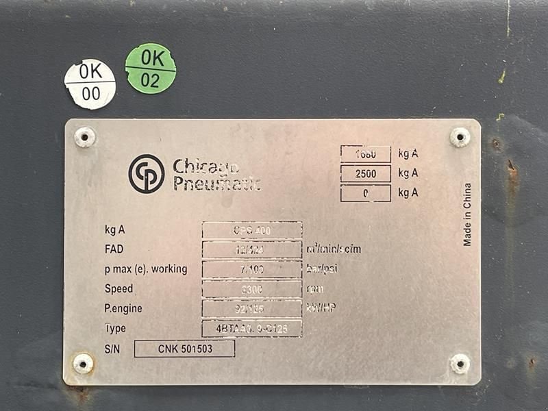 Kompressor от тип Sonstige Chicago CPS 400, Gebrauchtmaschine в Waregem (Снимка 5)