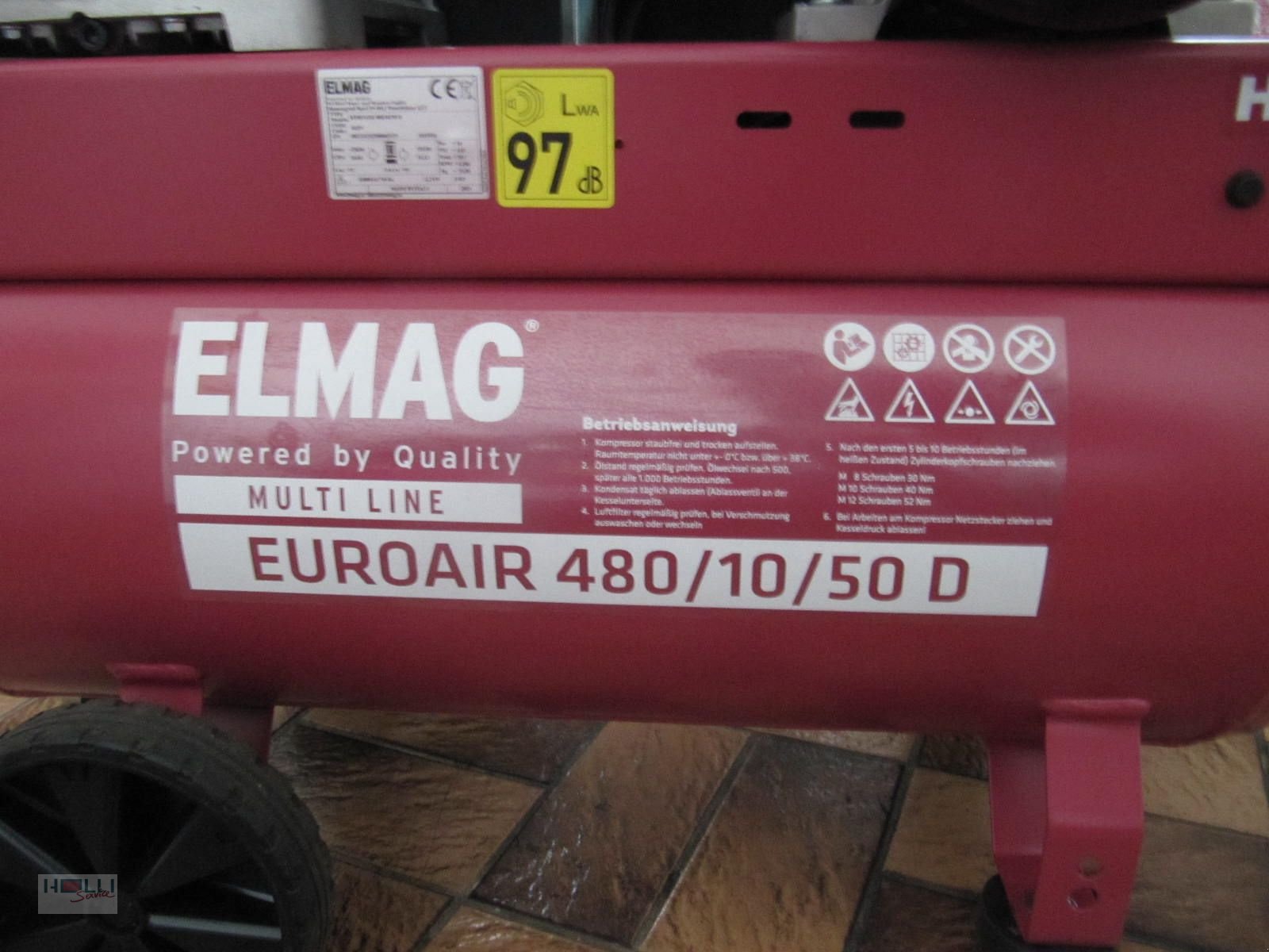 Kompressor tipa Sonstige Elmag Euroair 480/10/50D, Neumaschine u Niederneukirchen (Slika 3)