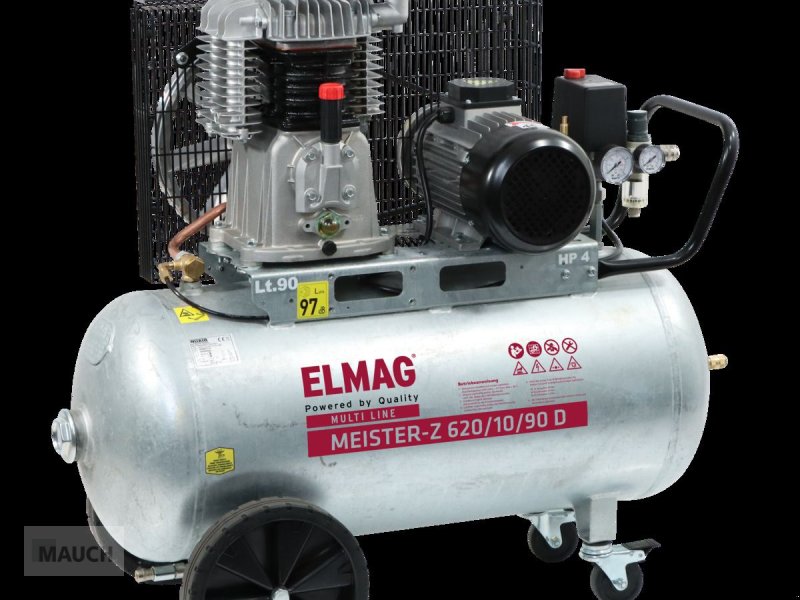 Kompressor des Typs Sonstige Elmag Kompressor Meister-Z Verzinkt 620/10/90D, Neumaschine in Burgkirchen (Bild 1)