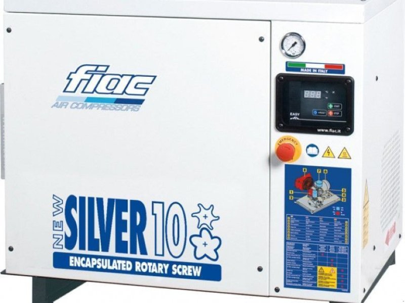 Kompressor typu Sonstige Fiac New Silver 10 Silent 7.5 kW 860 L / min 10 bar Elektrische Schro, Neumaschine v VEEN (Obrázok 1)