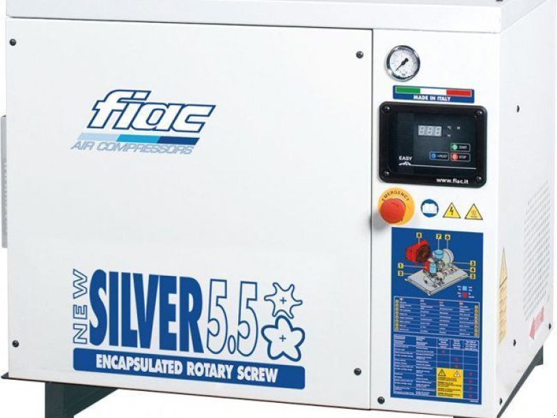 Kompressor typu Sonstige Fiac New Silver 5.5 Silent 4 kW 450 L / min 10 Bar Elektrische Schroe, Neumaschine w VEEN (Zdjęcie 1)