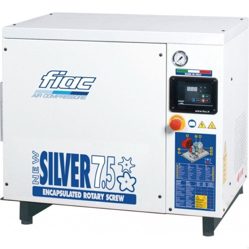 Kompressor tip Sonstige Fiac New Silver 7.5 Silent 5.5 kW 720 L / min 10 Bar Elektrische Schr, Neumaschine in VEEN (Poză 1)