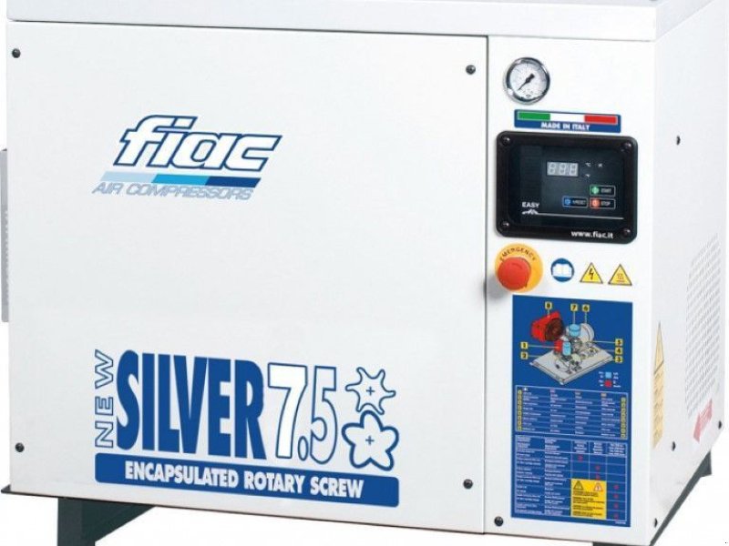 Kompressor typu Sonstige Fiac New Silver 7.5 Silent 5.5 kW 720 L / min 10 Bar Elektrische Schr, Neumaschine w VEEN (Zdjęcie 1)