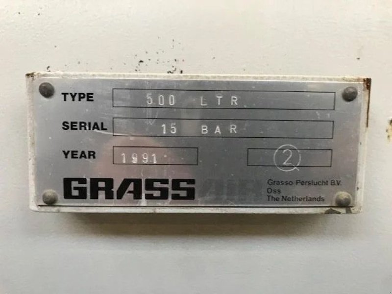Kompressor a típus Sonstige Grassair 500 liter 15 Bar Horizontale luchtketel, Gebrauchtmaschine ekkor: VEEN (Kép 3)