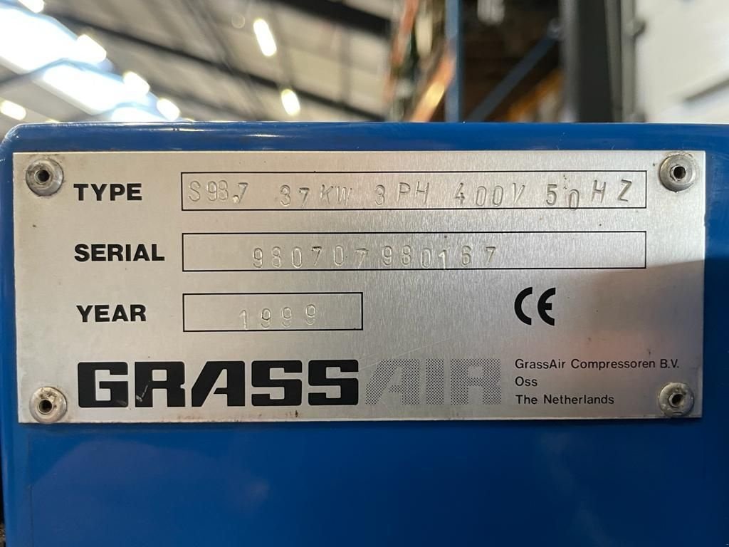 Kompressor tip Sonstige Grassair S98.7 Elektrische Schroefcompressor 37 kW 5000 L / min 7 Bar, Gebrauchtmaschine in VEEN (Poză 3)