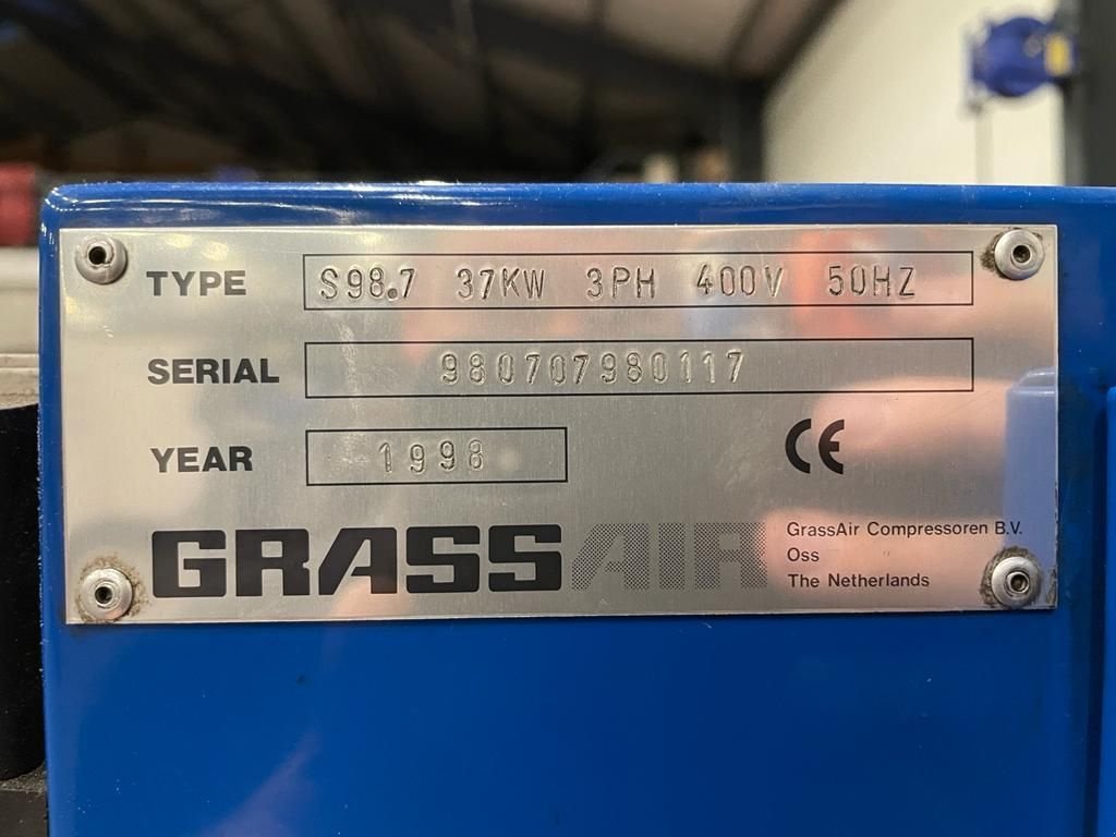 Kompressor типа Sonstige Grassair S98.7 Elektrische Schroefcompressor 37 kW 5000 L / min 7 Bar, Gebrauchtmaschine в VEEN (Фотография 3)