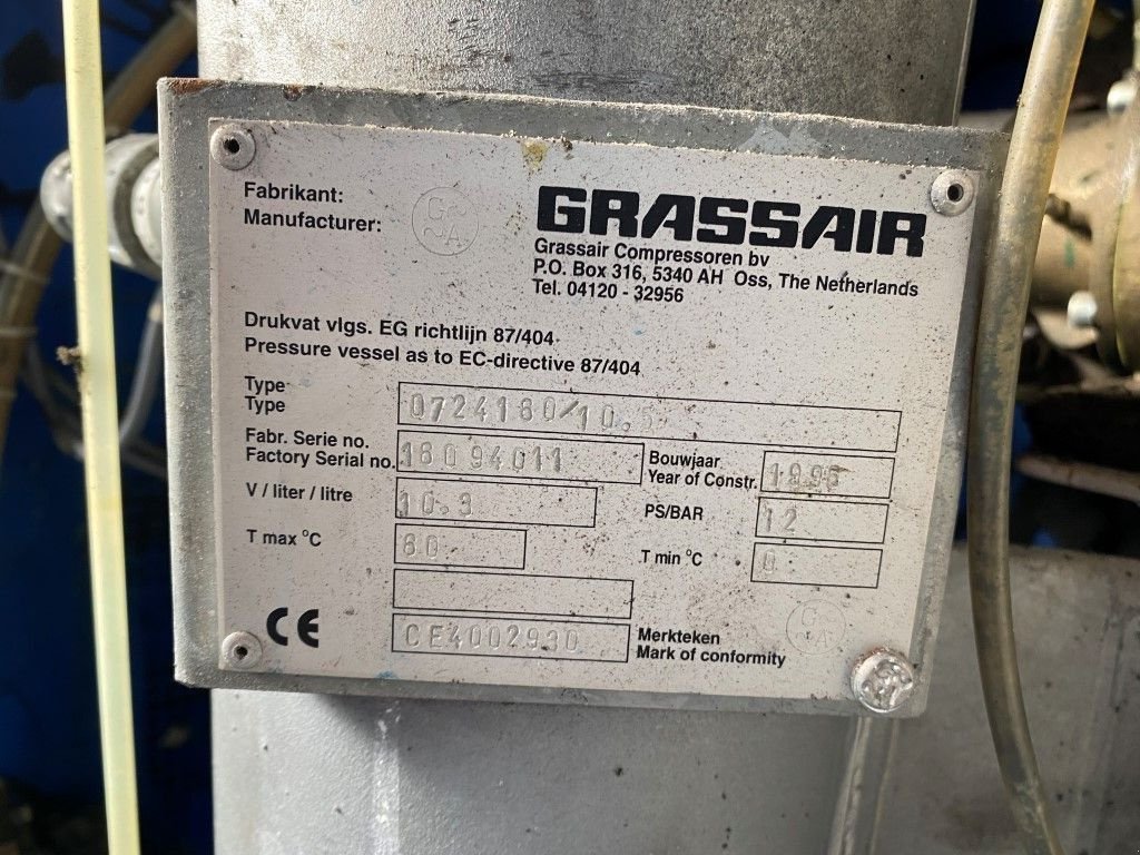 Kompressor des Typs Sonstige Grassair WIS 11.7 Silent 4 kW 550 L / min 12 Bar Schroefcompressor, Gebrauchtmaschine in VEEN (Bild 9)