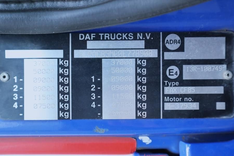 Kran des Typs DAF CF85 With HMF 85t/m Crane Dutch Registration, HMF, Gebrauchtmaschine in Groenlo (Bild 5)