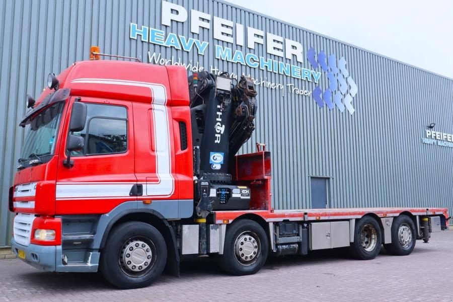 Kran des Typs DAF CF85 With HMF 85t/m Crane Dutch Registration, HMF, Gebrauchtmaschine in Groenlo (Bild 8)