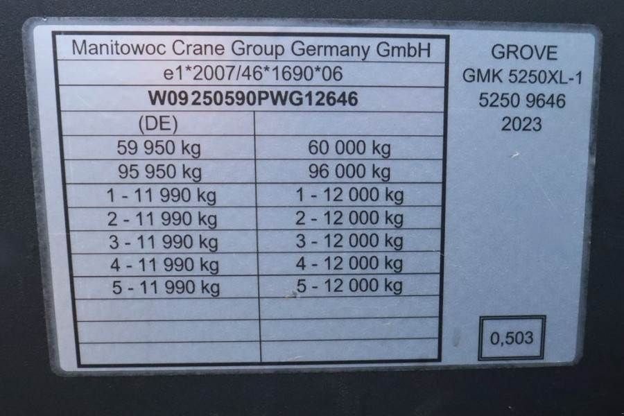Kran del tipo Grove GMK5250XL-1 Available Immediately, Dutch Registrat, Gebrauchtmaschine en Groenlo (Imagen 8)