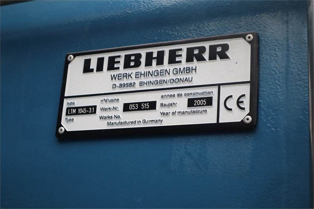Kran des Typs Liebherr LTM1045-3.1 Diesel, 6x4 Drive And 6-Wheel Steering, Gebrauchtmaschine in Groenlo (Bild 7)