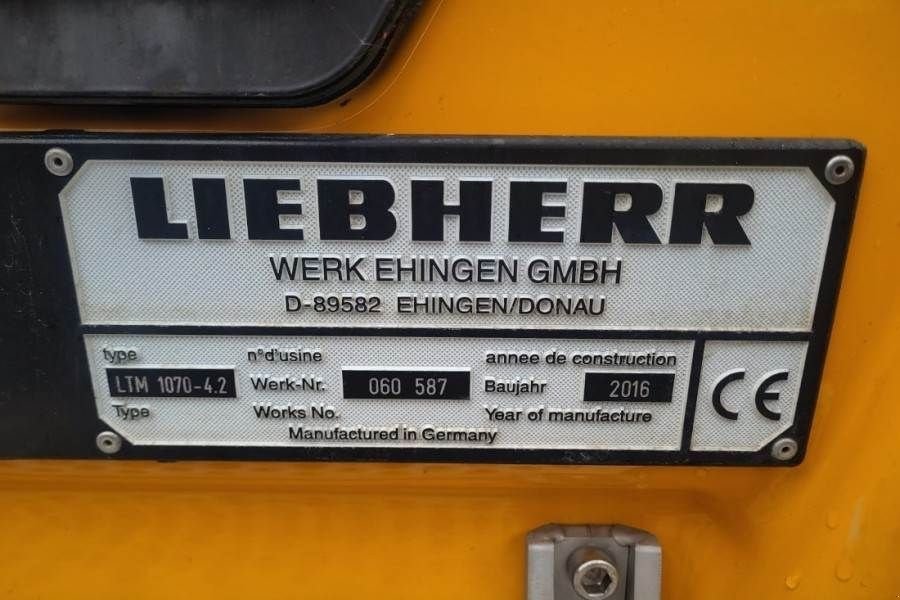 Kran tipa Liebherr LTM1070-4.2 Dutch Vehicle Registration, Valid Insp, Gebrauchtmaschine u Groenlo (Slika 7)